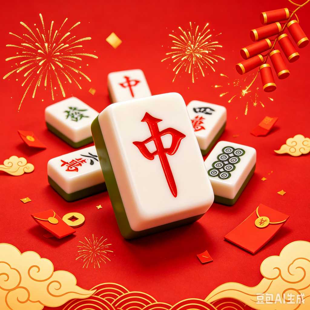 decorative mahjong tiles set